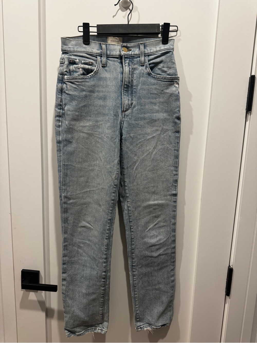 Favorite Daughter Valentina Super High Rise Cigarette Ankle Jeans